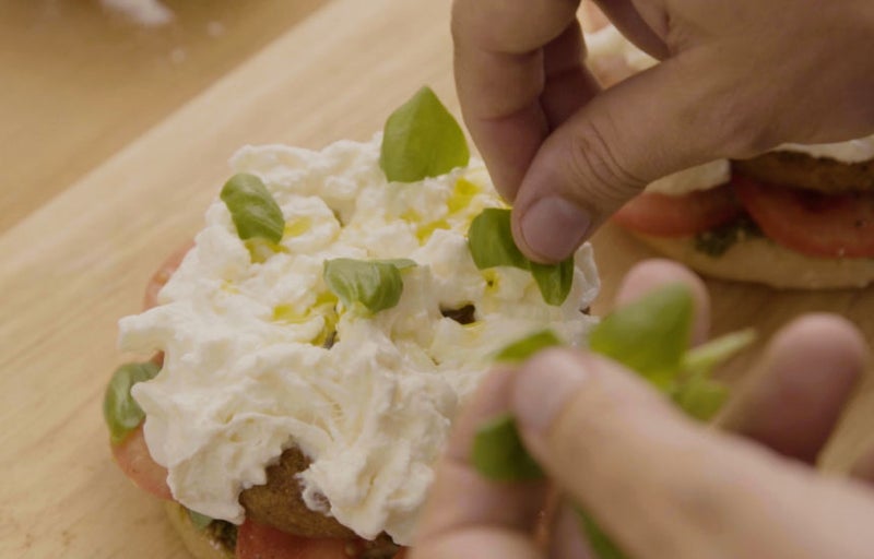 Burger di ceci