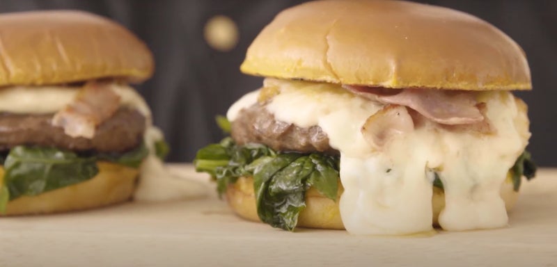 Hamburger black angus